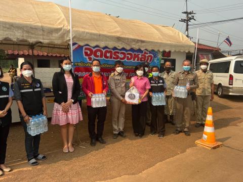 ตรวจเยี่ยมจุดบริการประชาชน จุดสกัดแยกวังท่าช้าง